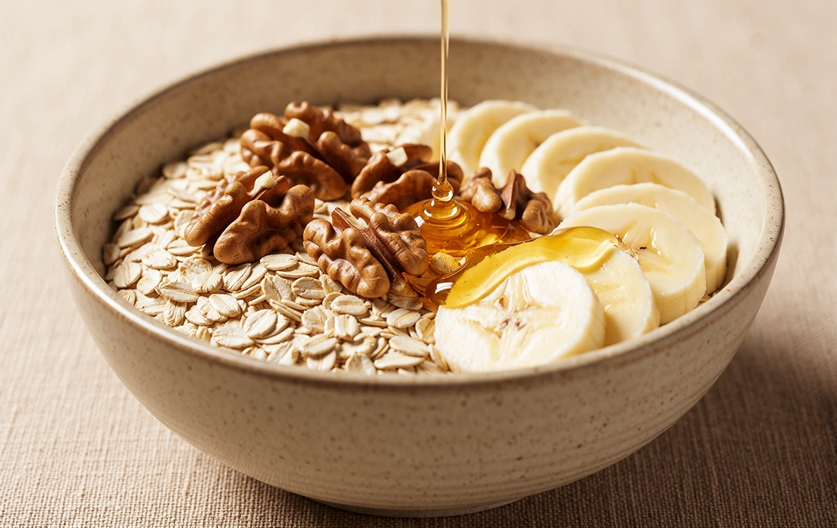 Ovsena kaša sa orasima i bananom